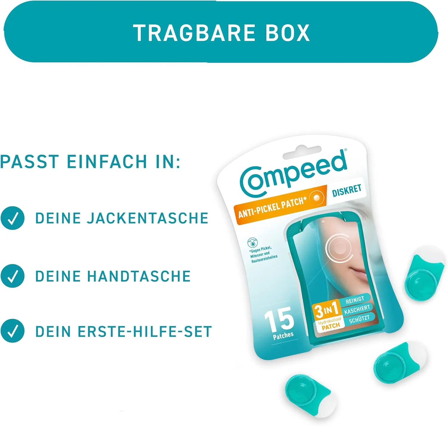 Патчи Compeed Anti-Pimple Discreet от прыщей Compeed — фото 3
