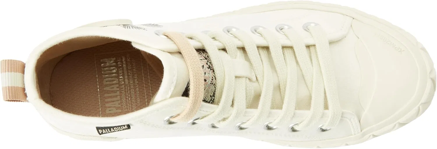 Футбольные бутсы Palladium Palla Ace Mid Fest Modus, белые, льняные, комплект из 1 шт — фото 3