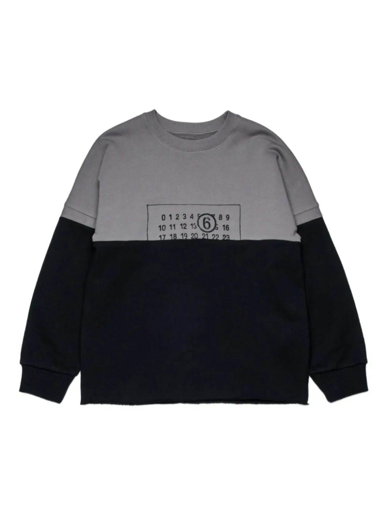 

MM6 Maison Margiela Kids толстовка с логотипом, серый