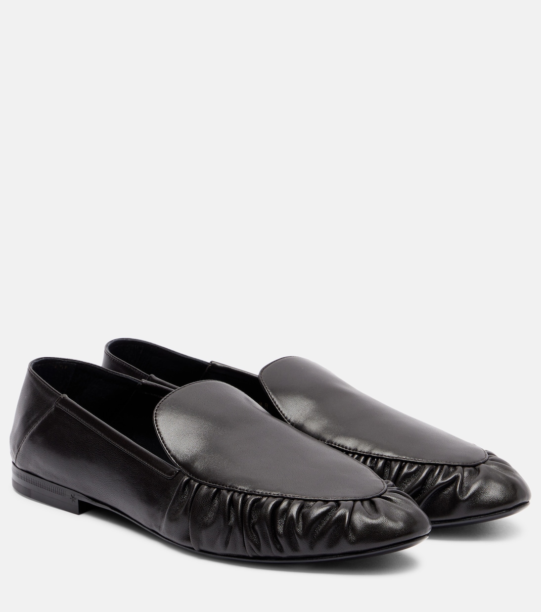 Алан кожаные лоферы Saint Laurent, Eagle Brown
