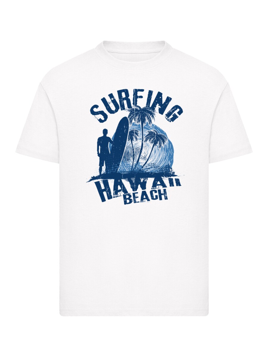 

Рубашка F4NT4STIC Hawaii Surf Beach Summer, белый