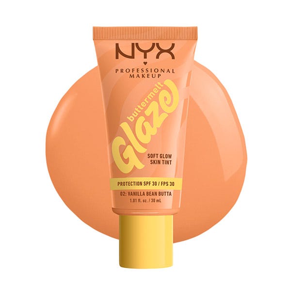 Сияющая тональная основа NYX PROFESSIONAL MAKE UP Buttermelt Glaze, 02 Vanilla Bean Butta — фото 3