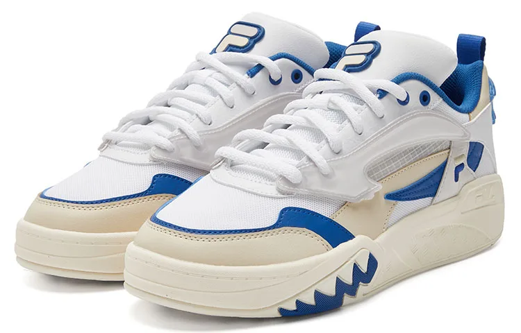 FILA FUSION Классические баскетбольные кроссовки 'White Blue' — фото 4