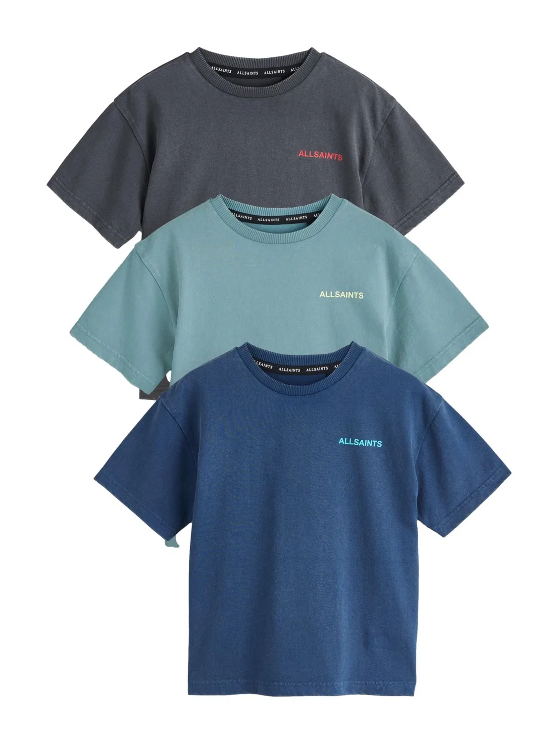 Футболка Smallsaints, Turquoise/Dark Grey