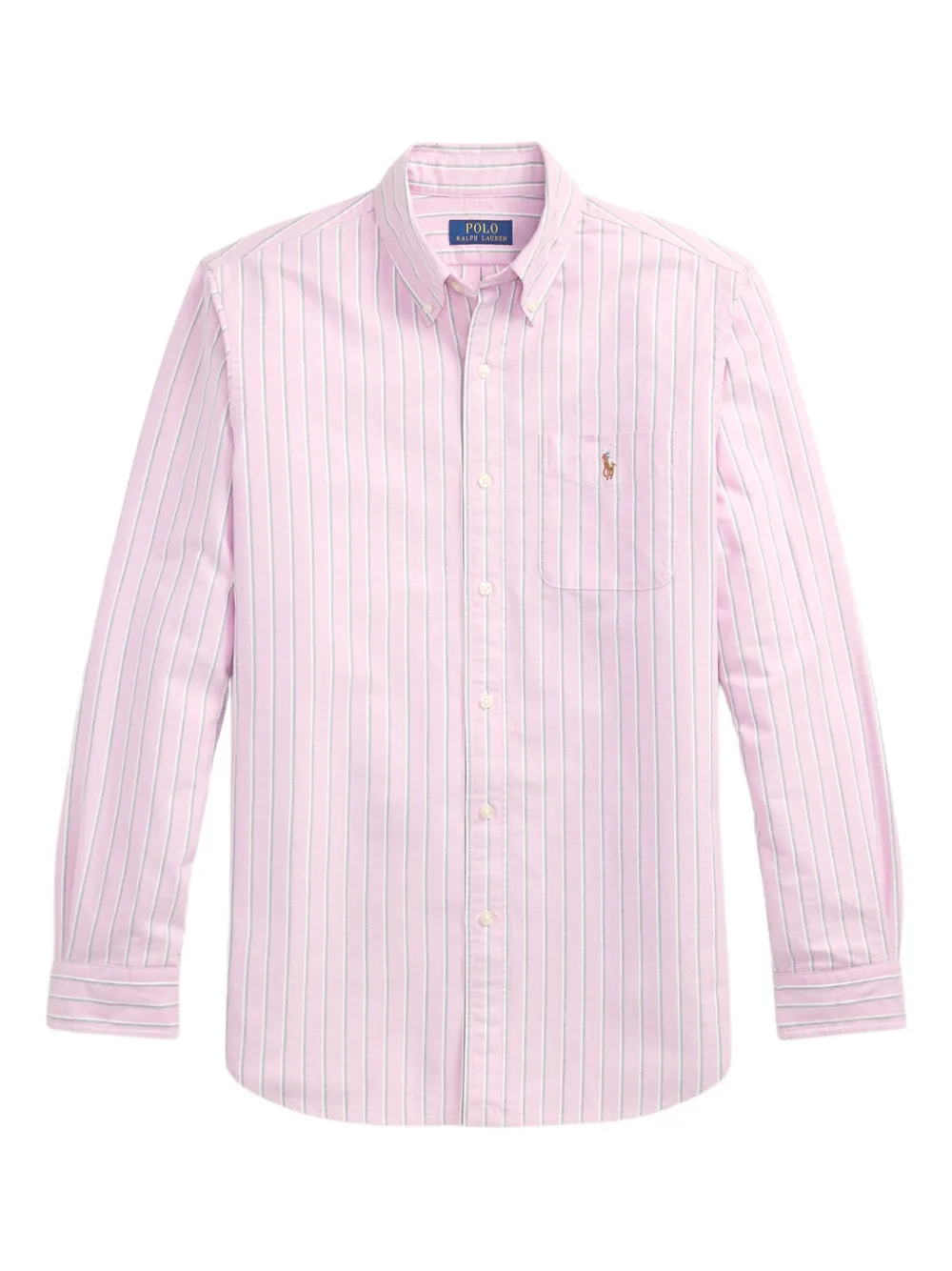 

Полосатая рубашка Оксфорд POLO RALPH LAUREN, розовый