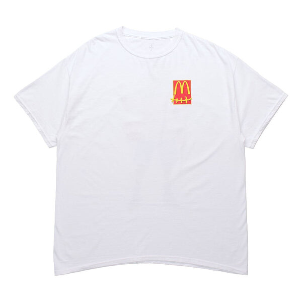 

Футболка cactus jack x mcdonald's action figure series tee Travis Scott, белый