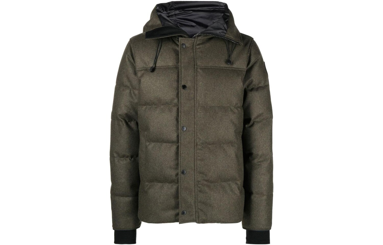 

Пальто-пуховик с капюшоном Macmillan Canada Goose, оливково-зеленый