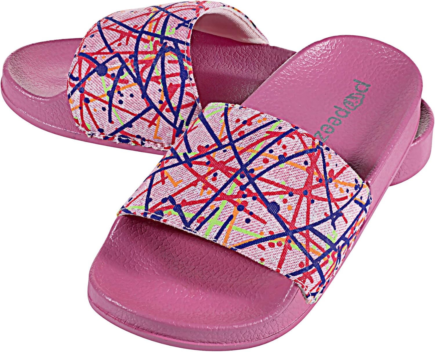 

Женские шлепанцы с открытым носком Pupeez, розовый