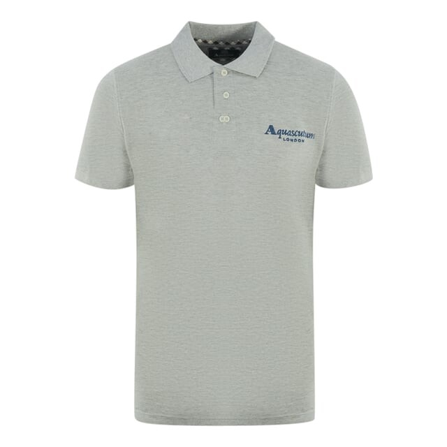

Серая рубашка-поло London 1851 Aquascutum, серый