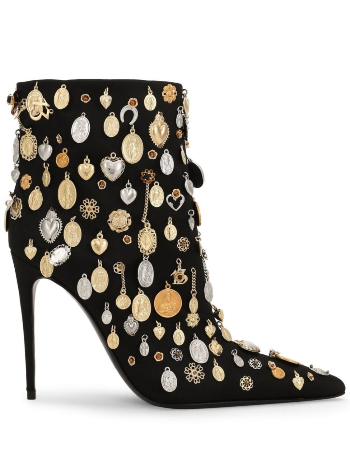 Ботильоны Dolce & Gabbana на шпильке, черный