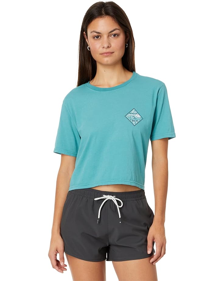 

Футболка Salty Crew Tippet Fill Crop Tee, цвет Sea Green