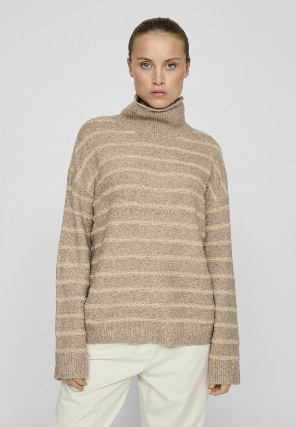 

Джемпер HIGH NECK VILA, бежевый