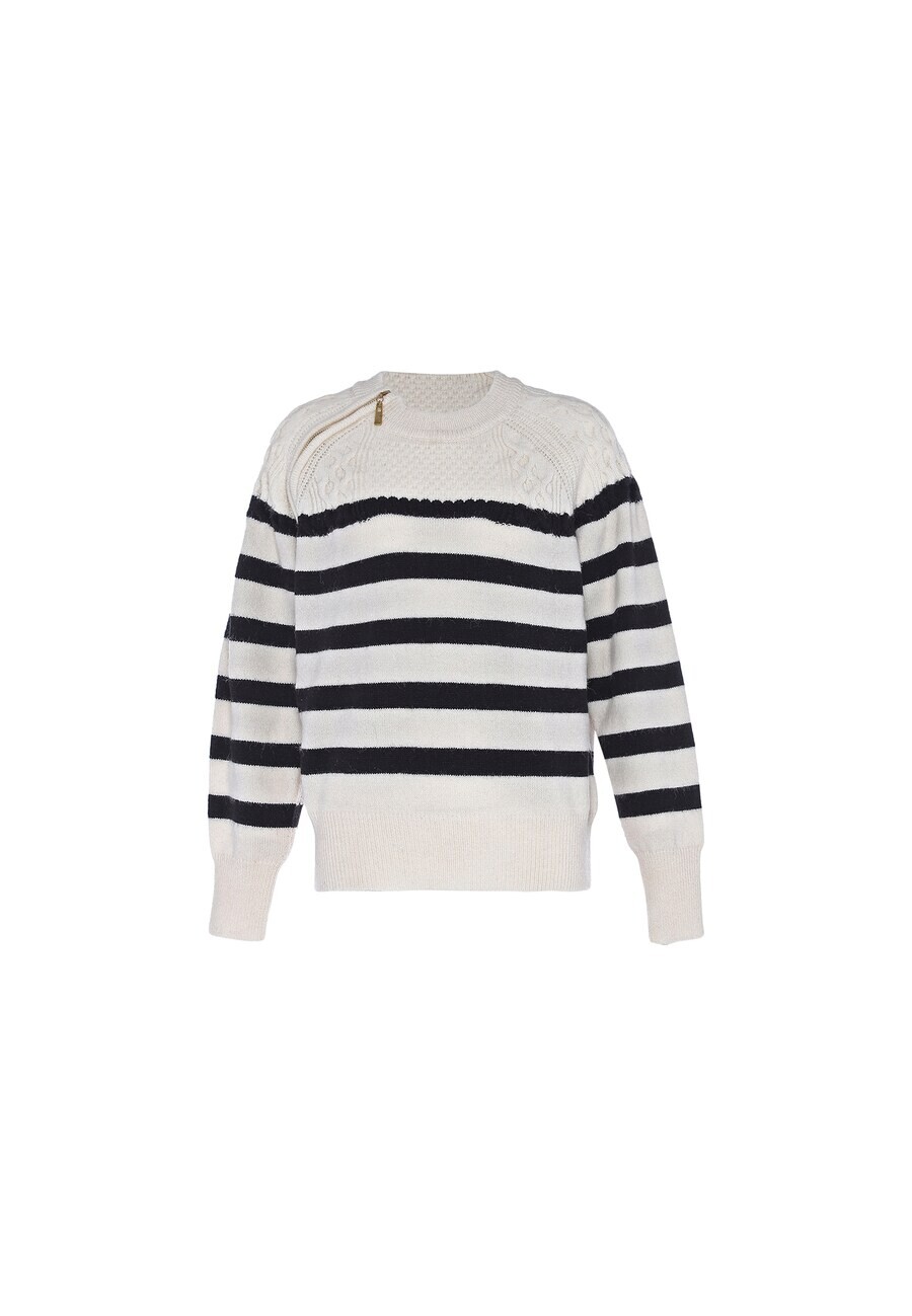 

Тонкий вязаный свитер faina Sweater, белый