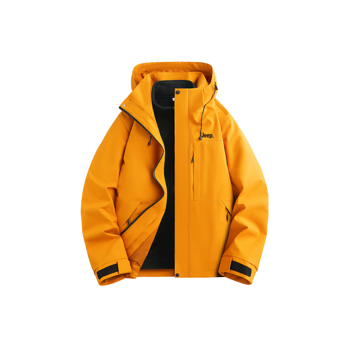 

Куртка Unisex Hooded Moderate Jeep, sunflower[fleece liner+windproof jacket clothing sets]