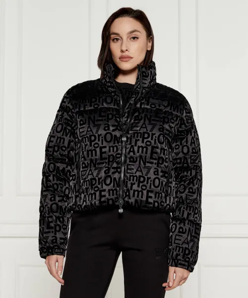 

Бомбер Cropped fit Ea7, черный