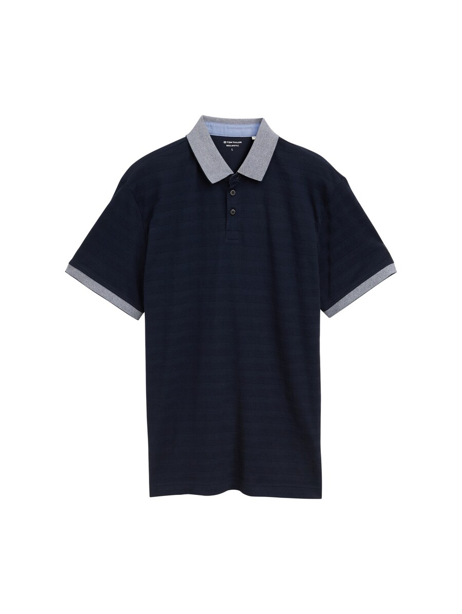 

Рубашка TOM TAILOR, цвет Dark blue/mottled blue