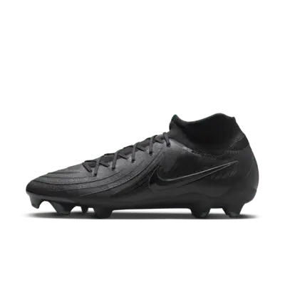 

Бутсы Nike Phantom Luna 2 Pro FG High-Top Soccer Cleats, цвет Black/Deep Jungle/Black