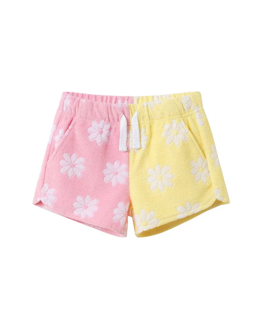 Andy & Evan Colorblocked Terry Short, розовый