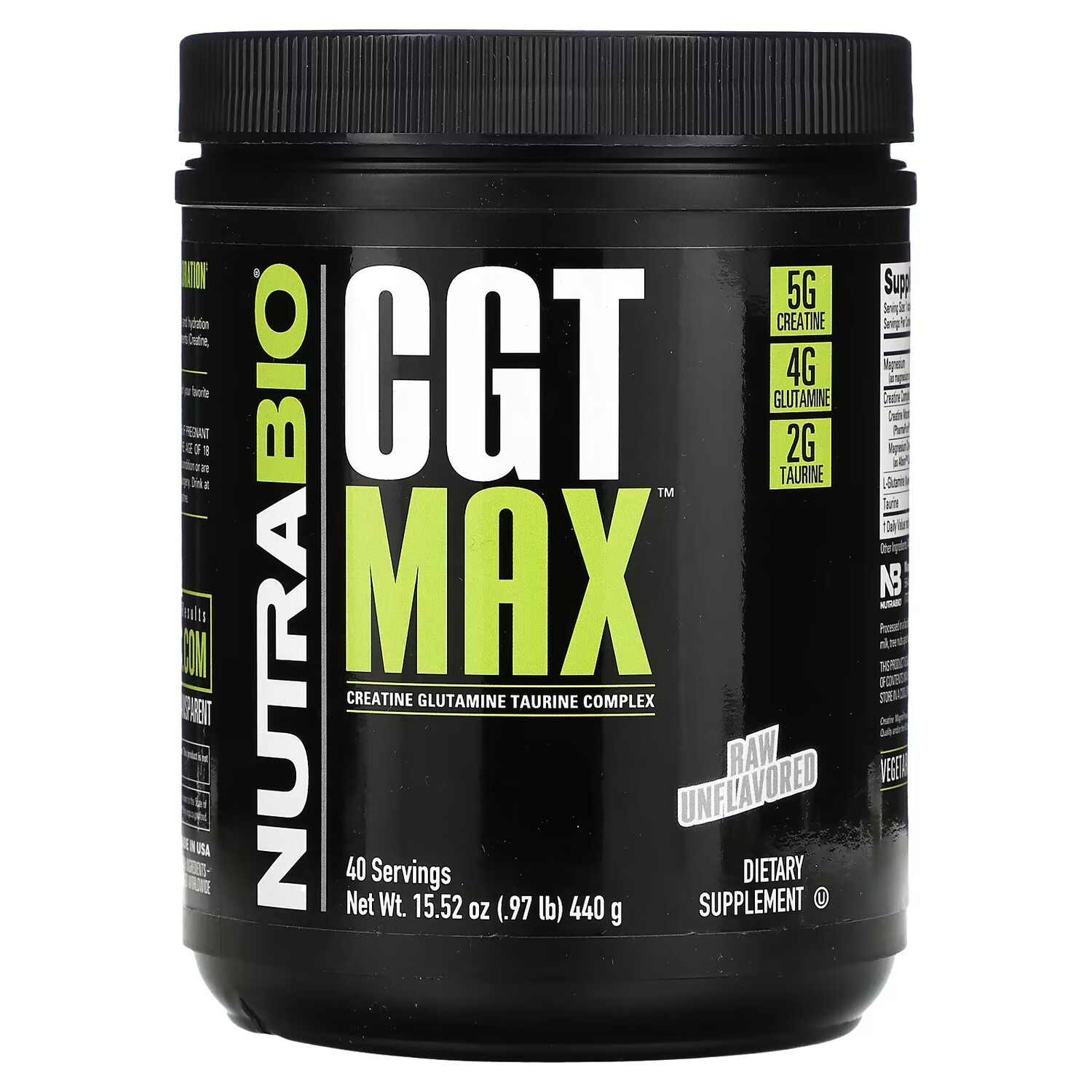 

Добавка Nutrabio Labs CGT MAX без вкуса