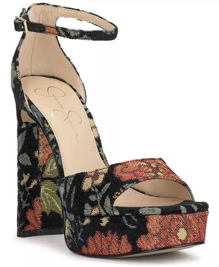 Женские платформенные босоножки Telxia Blade-Heel Jessica Simpson, черный