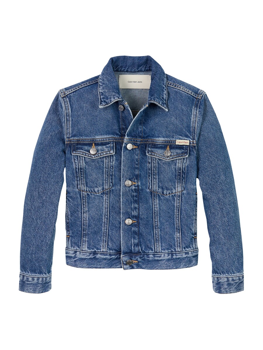 

Межсезонная куртка Calvin Klein Jeans, синий деним