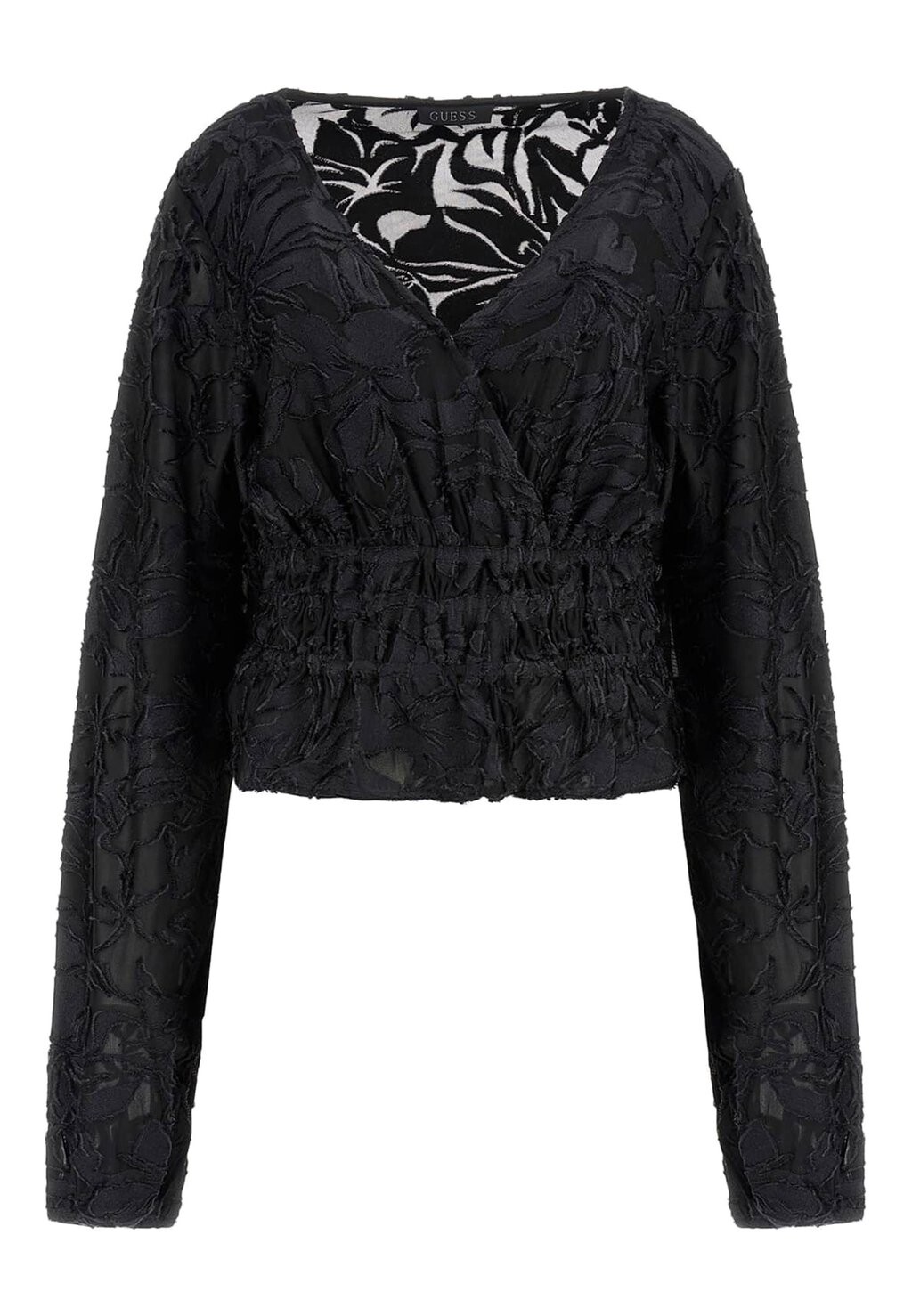 Блузка Guess MIT BLUMENPRINT, черный