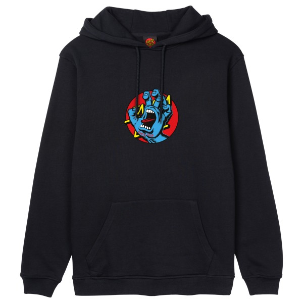 

Капюшон с ручным узором спереди - толстовка с капюшоном Santa Cruz, черный