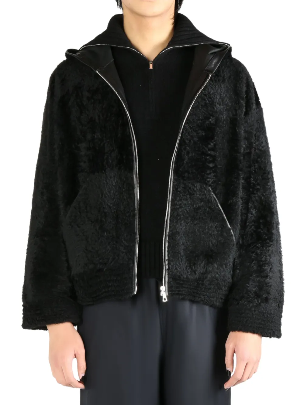

Куртка из овчины ATELIER NEW YORK, черный