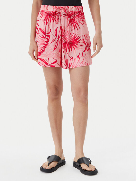

Шорты свободного кроя из ткани VA5126 T2961 Liu Jo Beachwear, розовый