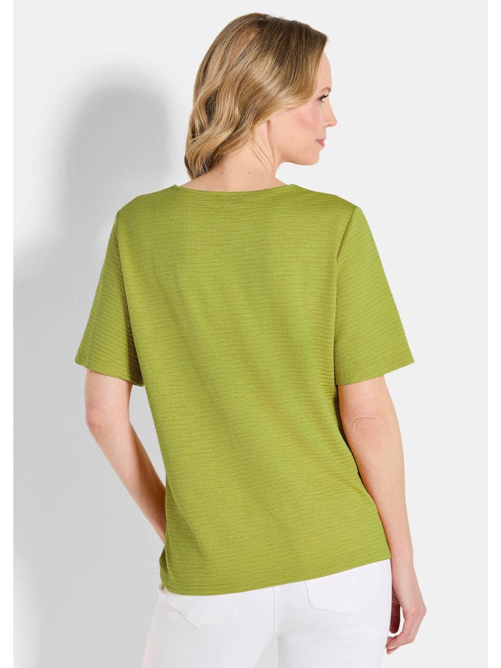 

GOLDNER Размер S: Летняя трикотажная футболка с короткими рукавами светло-зеленого цвета, Зеленый, GOLDNER Размер S: Летняя трикотажная футболка с короткими рукавами светло-зеленого цвета