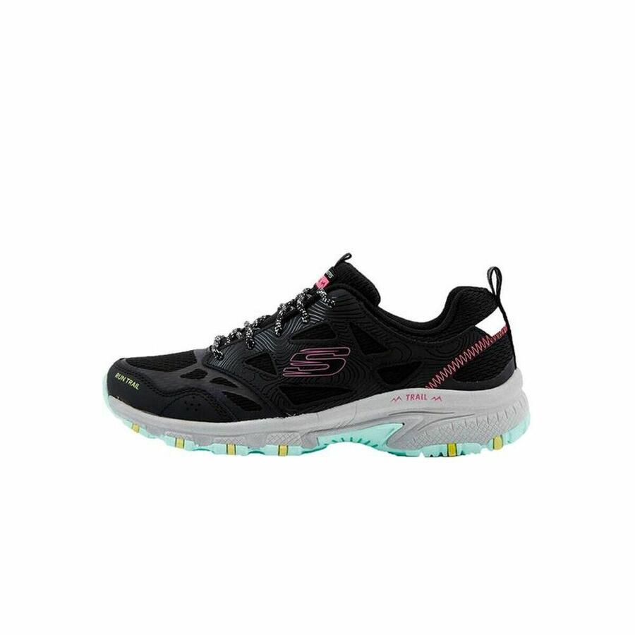 Кроссовки для женщин Skechers Overlace Lace-Up W Black — фото 2