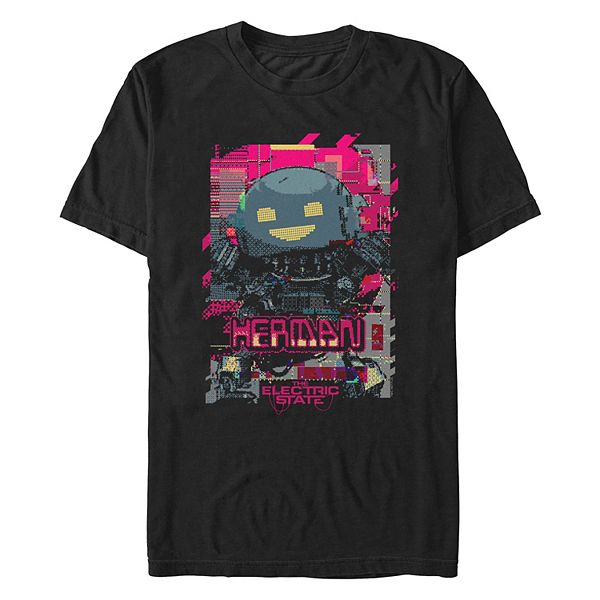 

Футболка с принтом Big & tall the electric state herman Licensed Character