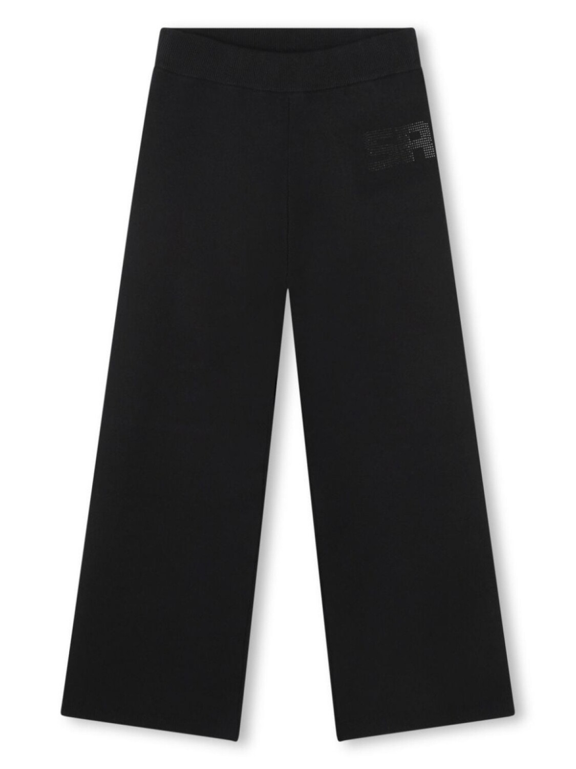 

SONIA RYKIEL ENFANT спортивные брюки с логотипом из страз, черный