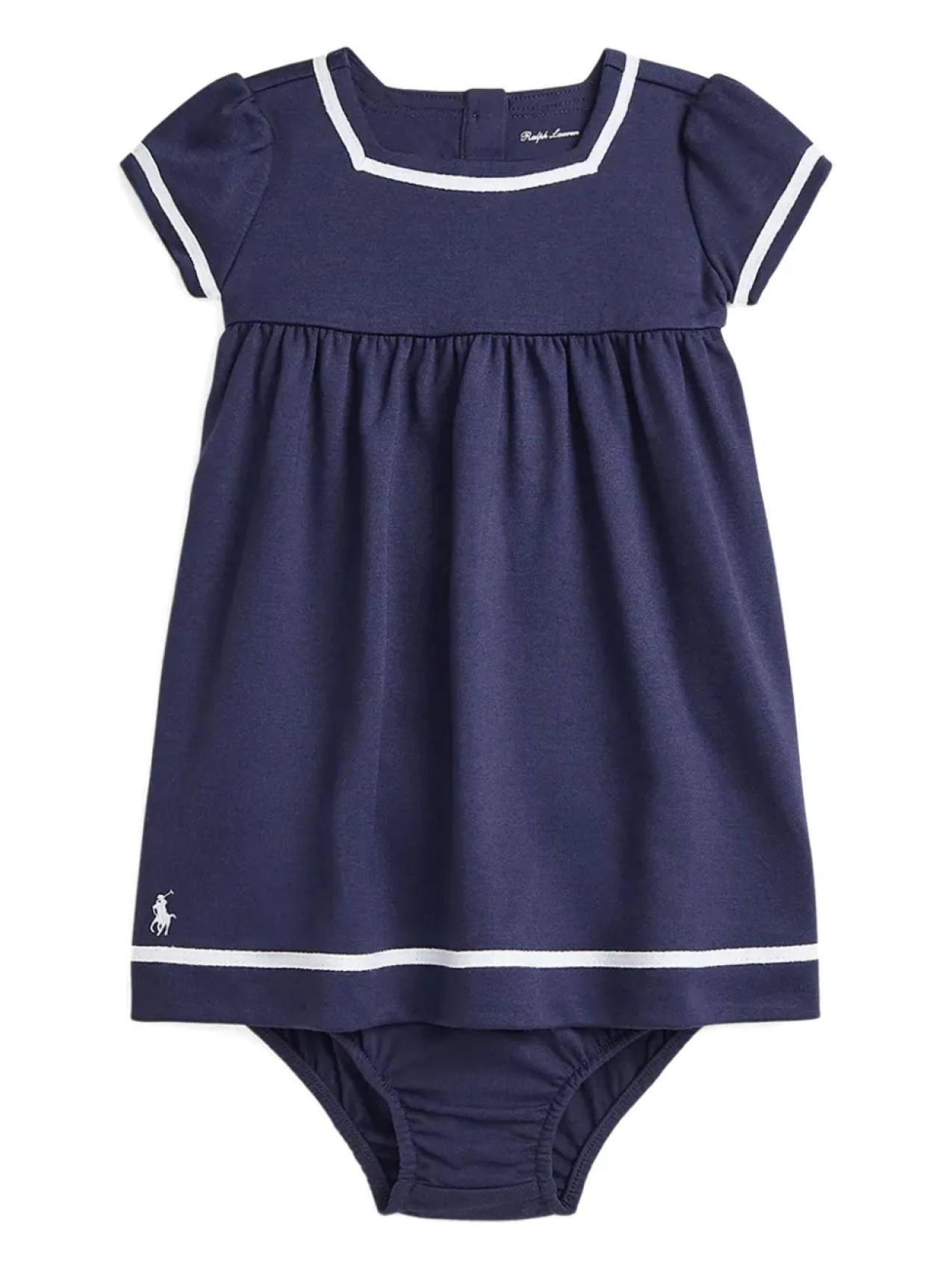 

POLO RALPH LAUREN KIDS Платье Polo Pony с вышивкой, синий