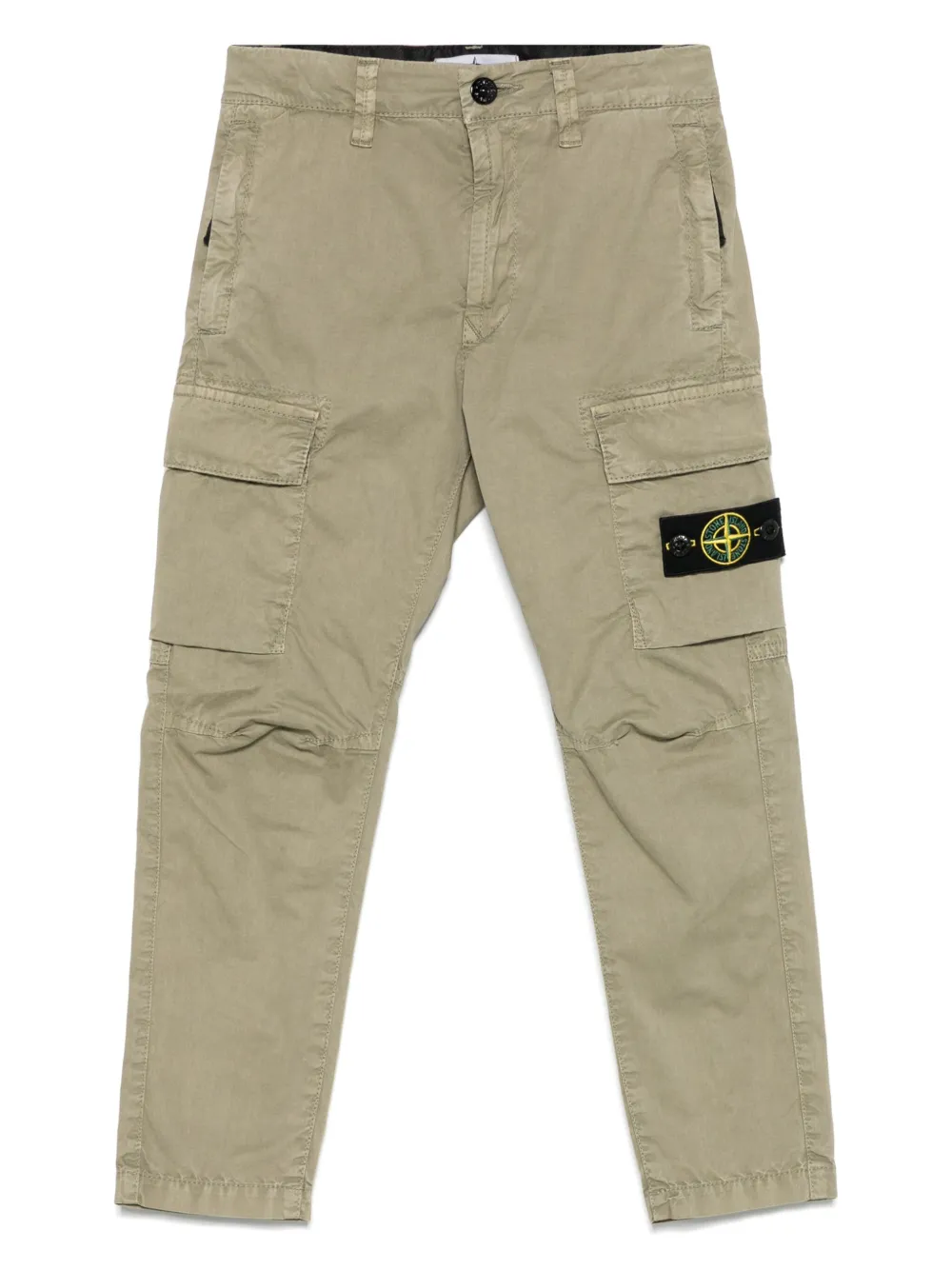 

Брюки карго с нашивкой Compass Stone Island Junior, зеленый