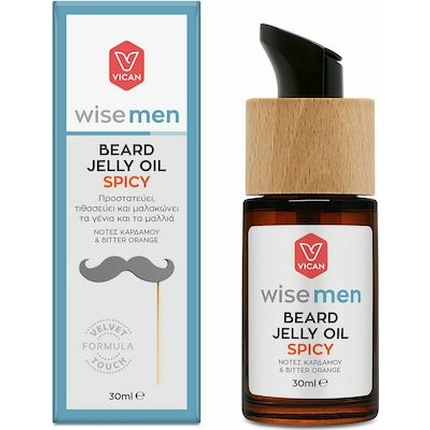 

Wise Men Beard Jelly Oil пряное увлажняющее масло для бороды 30 мл Vican