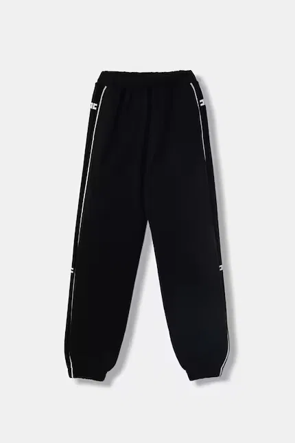 Спортивные штаны из хлопка Elisabetta Franchi, черный