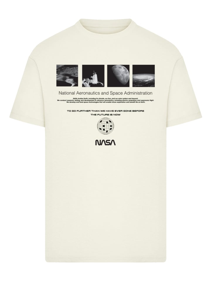 

Футболка с ретро-фоторекламой NASA Будущее уже наступило в песке F4NT4STIC