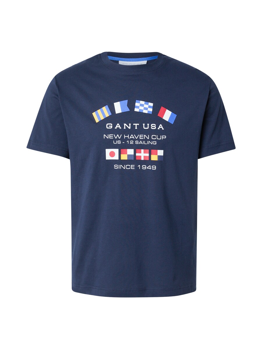 

Рубашка GANT, цвет Light blue/Dark blue