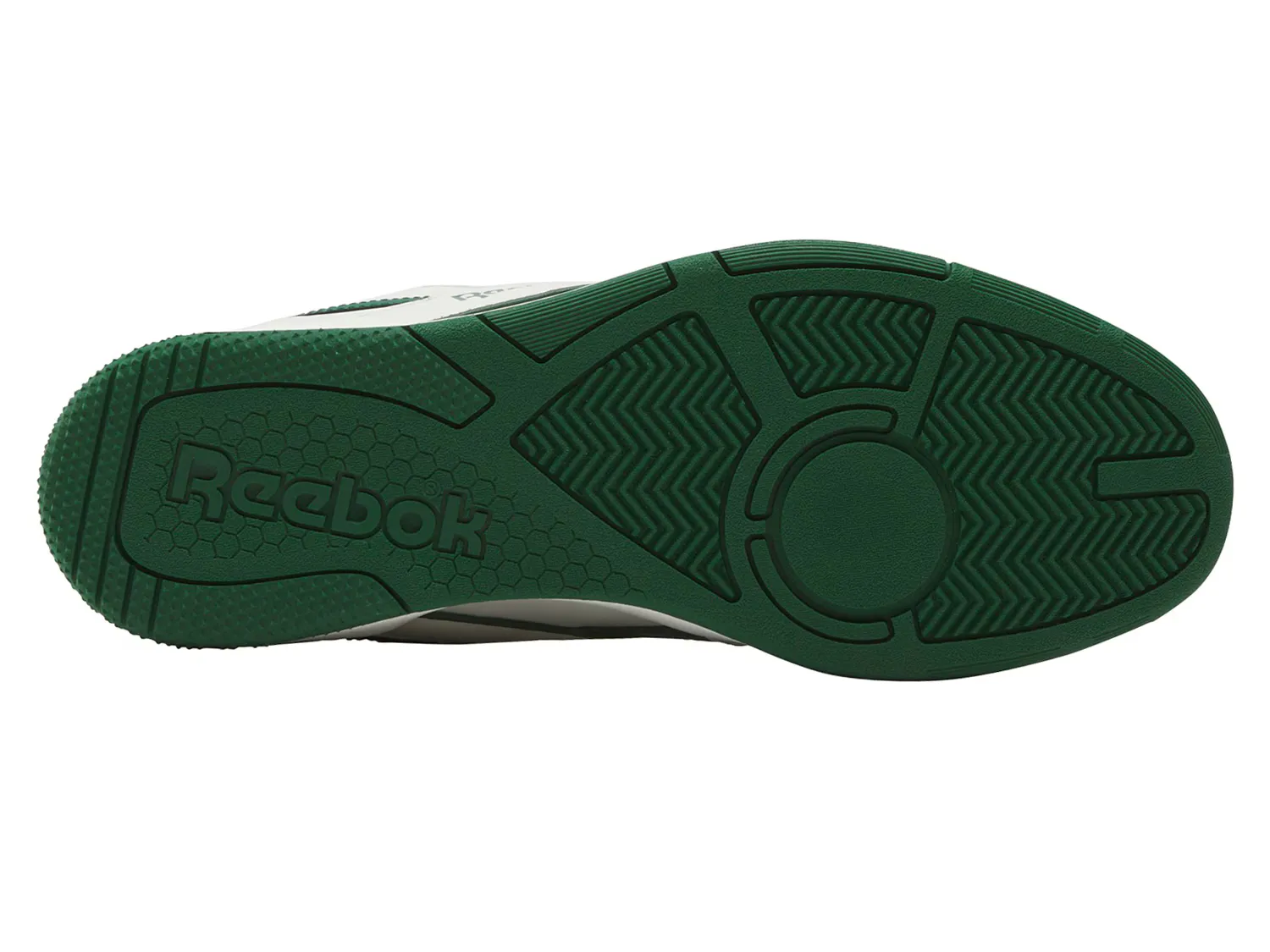 Кроссовки BB 4000 II Basketball Shoe Reebok, серый/зеленый — фото 4