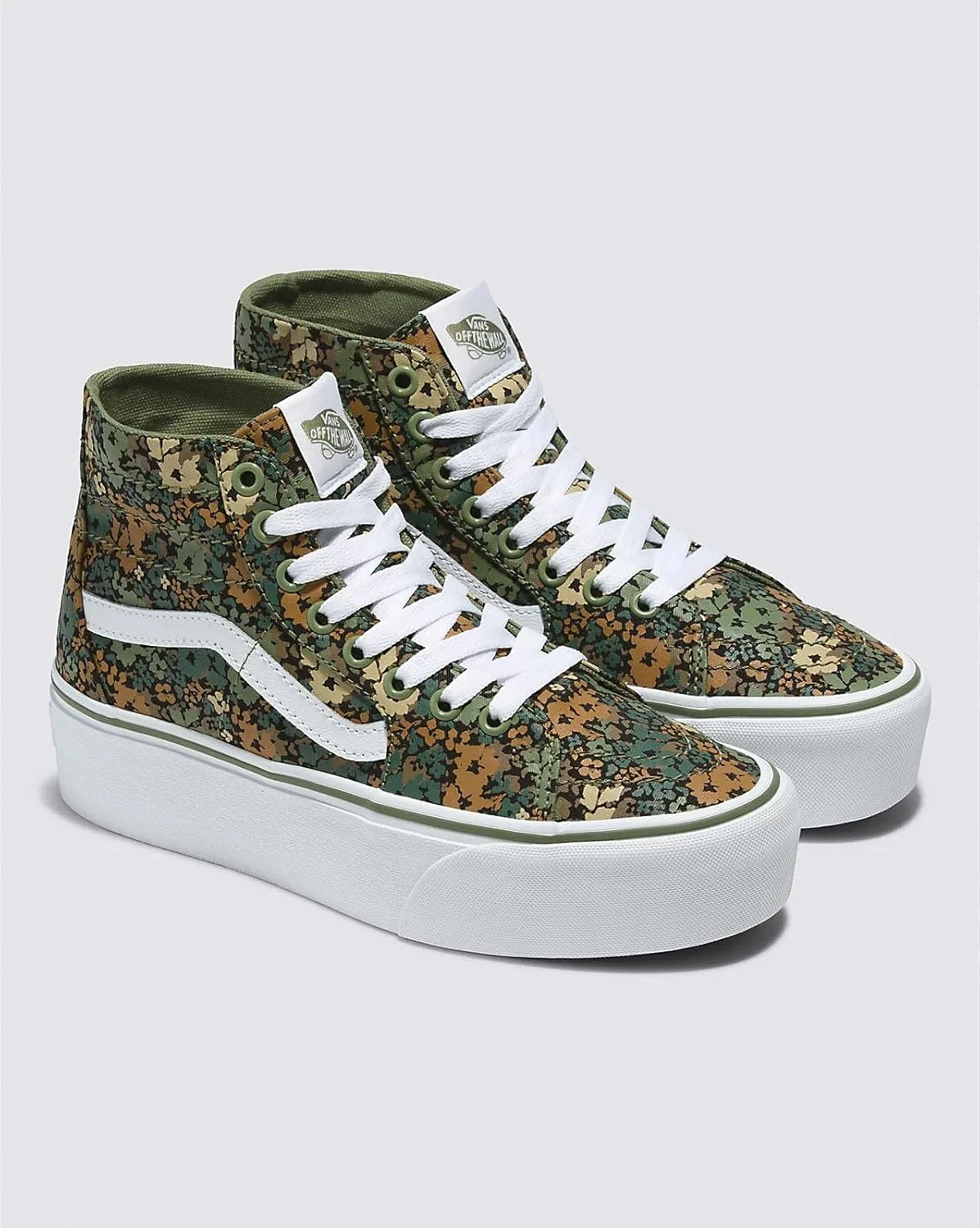 Кроссовки Vans Unisex Sk8 Hi High, зеленый — фото 3