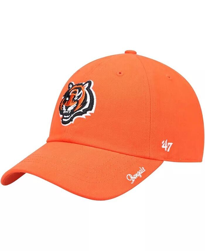 

Женская оранжевая регулируемая шляпа с логотипом Cincinnati Bengals Miata Clean Up Secondary '47 Brand, оранжевый