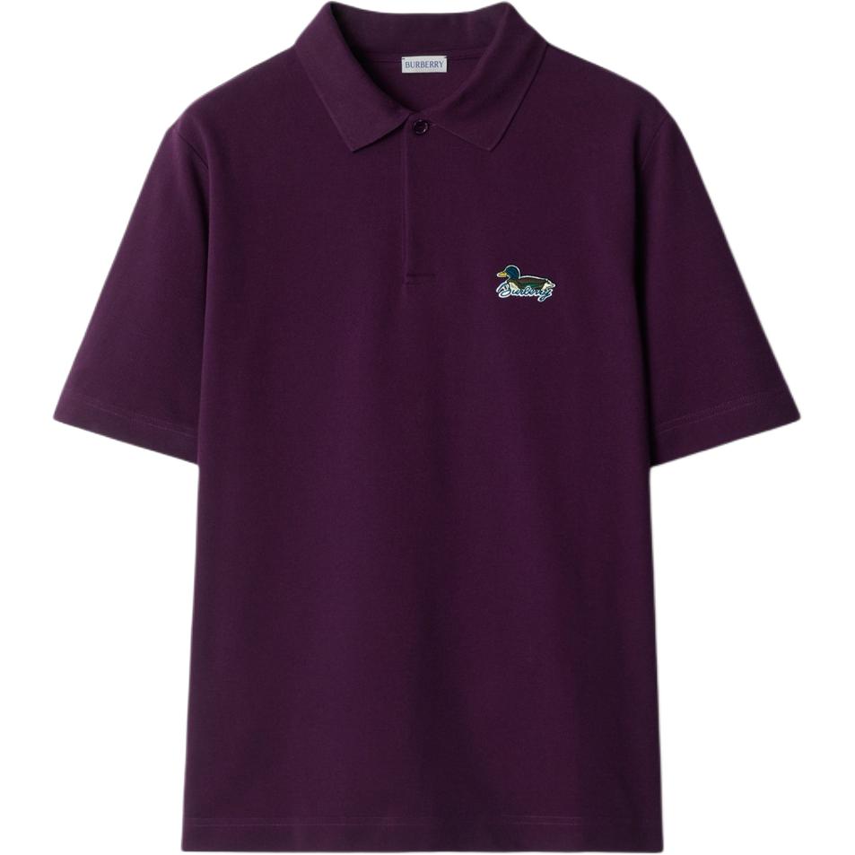 

Футболка поло мужская фиолетовая Burberry