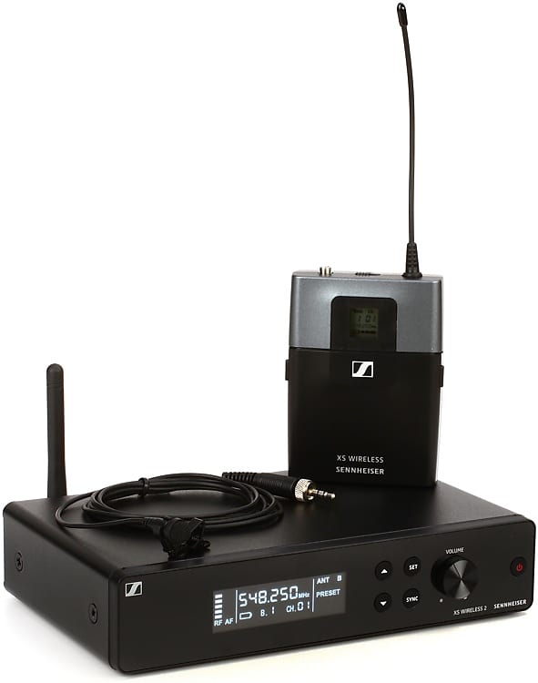 

Беспроводная петличная микрофонная система Sennheiser XSW 1-ME2-A Lavalier Mic Wireless System - A Band (548-572 MHz)