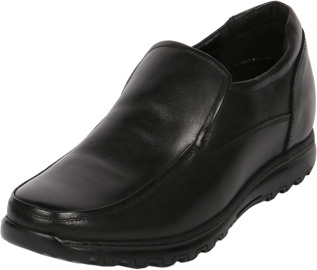 

Комбинированные мужские туфли, подъем 8 см, полубрючные и повседневные Jota Shoes, черный