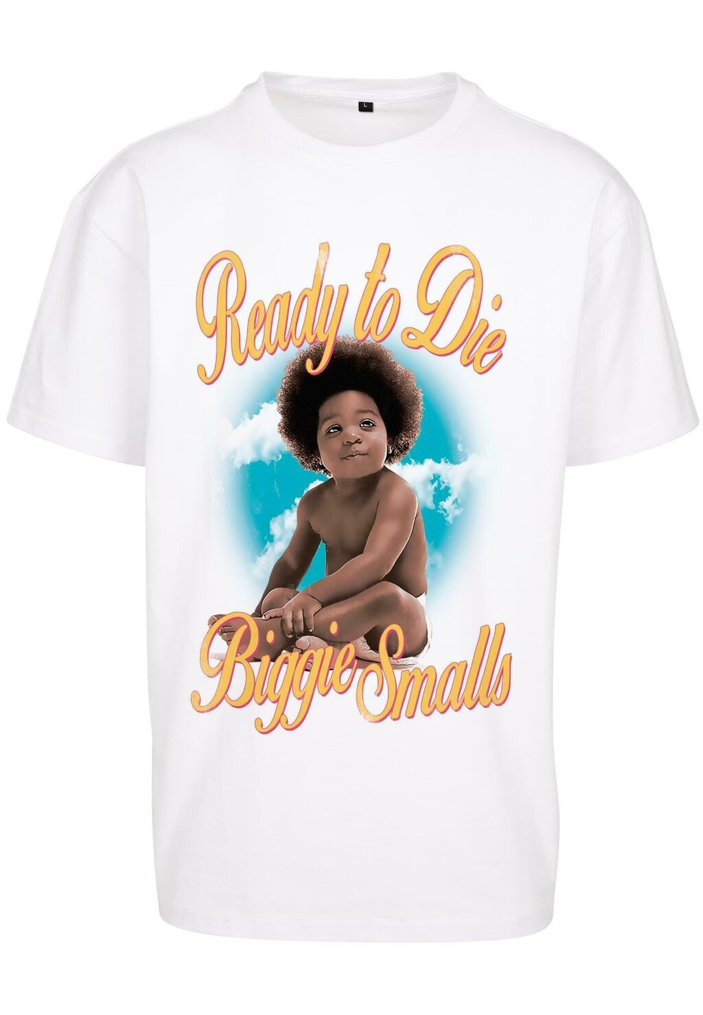 

Футболка с принтом BIGGIE BABY Mister Tee, белый