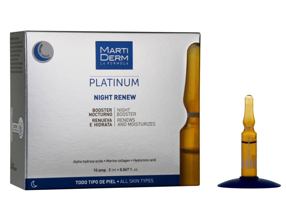

Уход за лицом в ампулах Martiderm Night Renew Ampoules, 20 мл