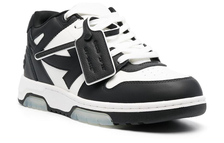 Кроссовки мужские Off-White Out Of Office для скейтбординга, черный / серый / белый — фото 2
