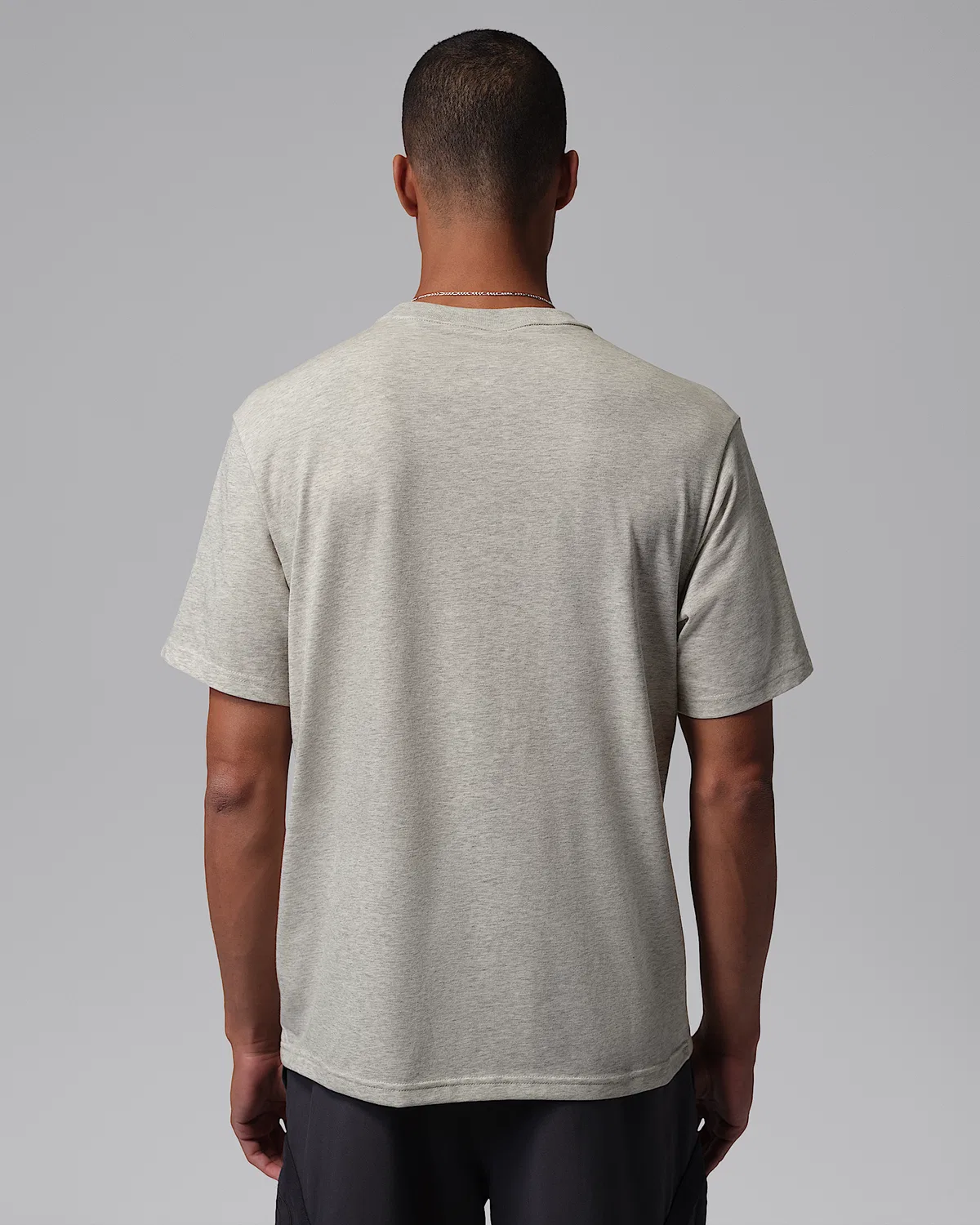 Мужская футболка Dri-FIT Jumpman Jordan Sport, Grey Heather/Black — фото 2