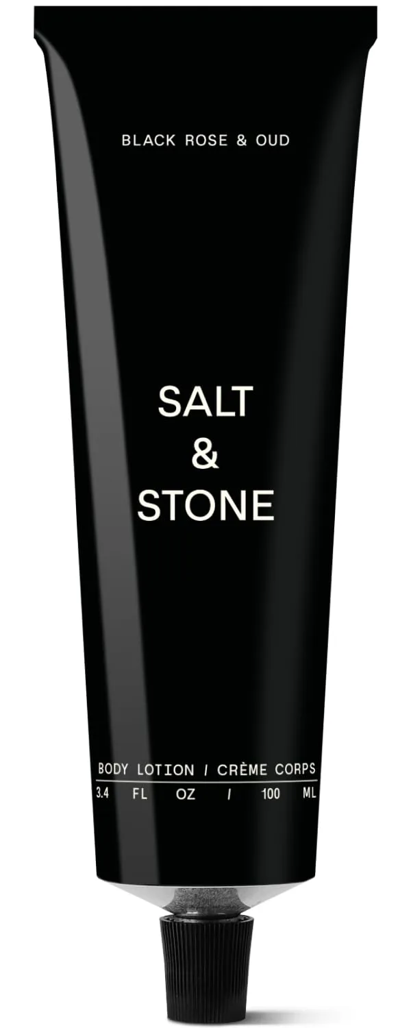 Лосьон для тела Salt & Stone для женщин и мужчин, Black Rose & Oud, увлажняет, питает и смягчает кожу, восстанавливает сухую кожу, быстро впитывается, cruelty-free и vegan, 100 мл, Black Rose & Oud - 3.4 fl oz